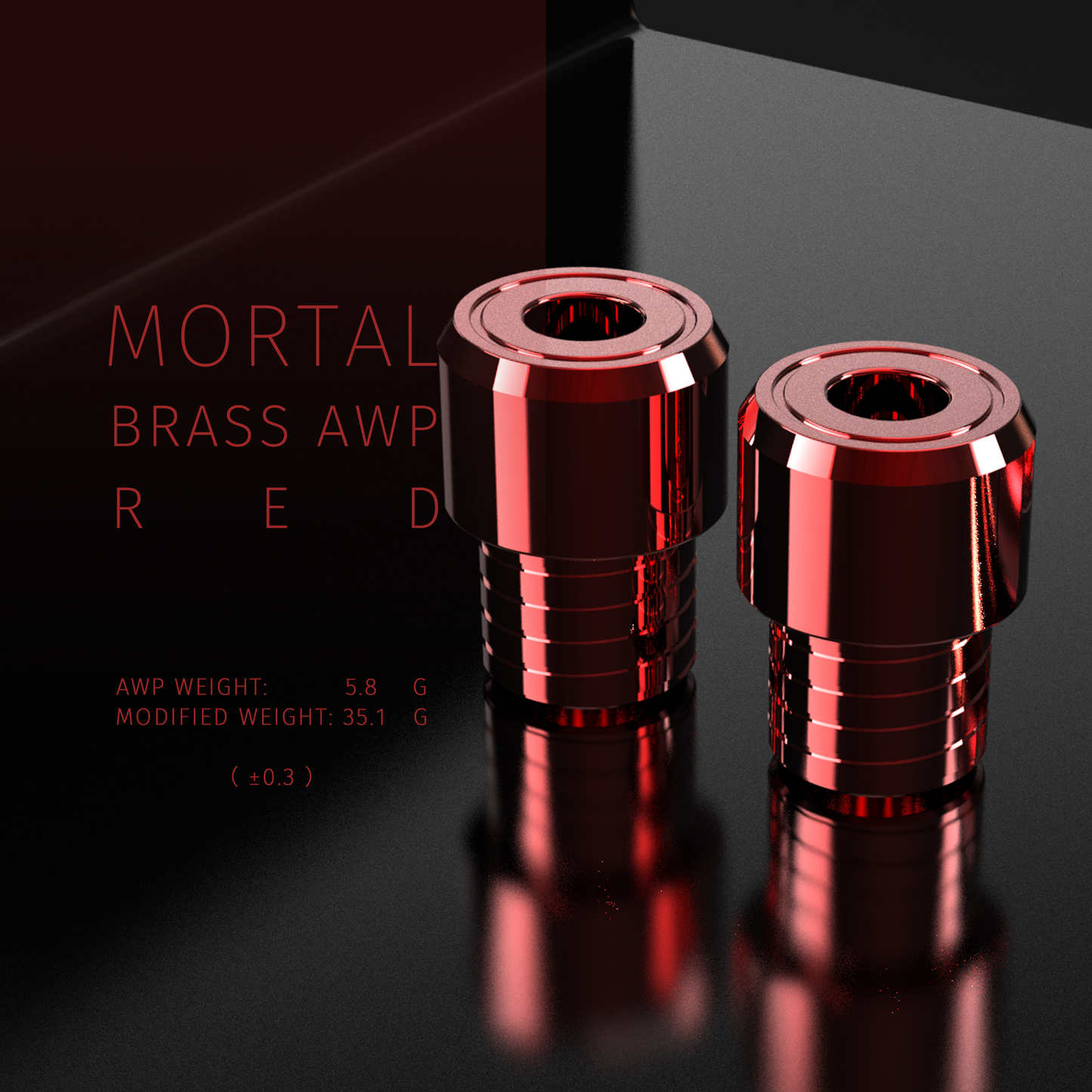 MORTAL BRASS AWP(Additional Weight Parts Components)